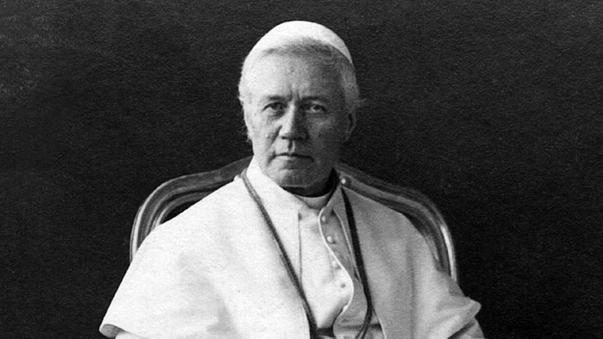 Pope St Pius X b&w